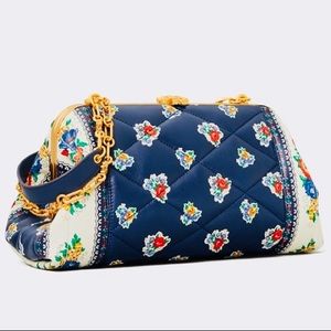 Tory Burch Quilted Cleo Handbag